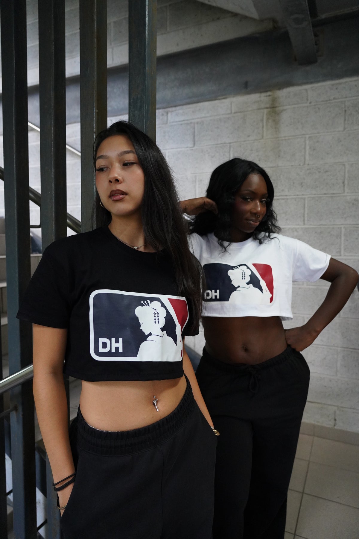 Daye Hyun Emblem Black Crop Tee (pre-order)