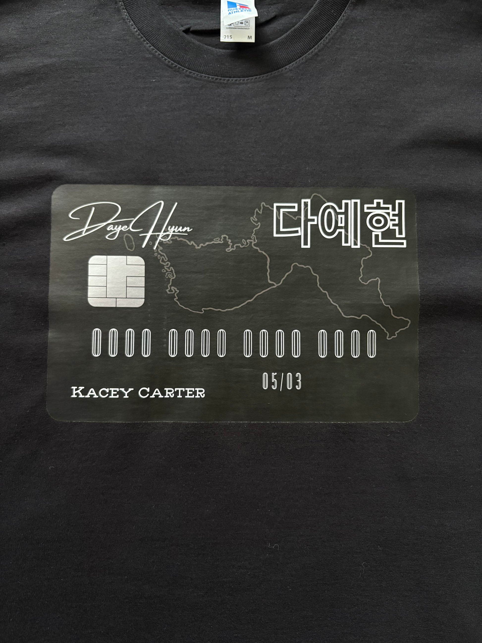 BLACK "BLACK CARD" TEE