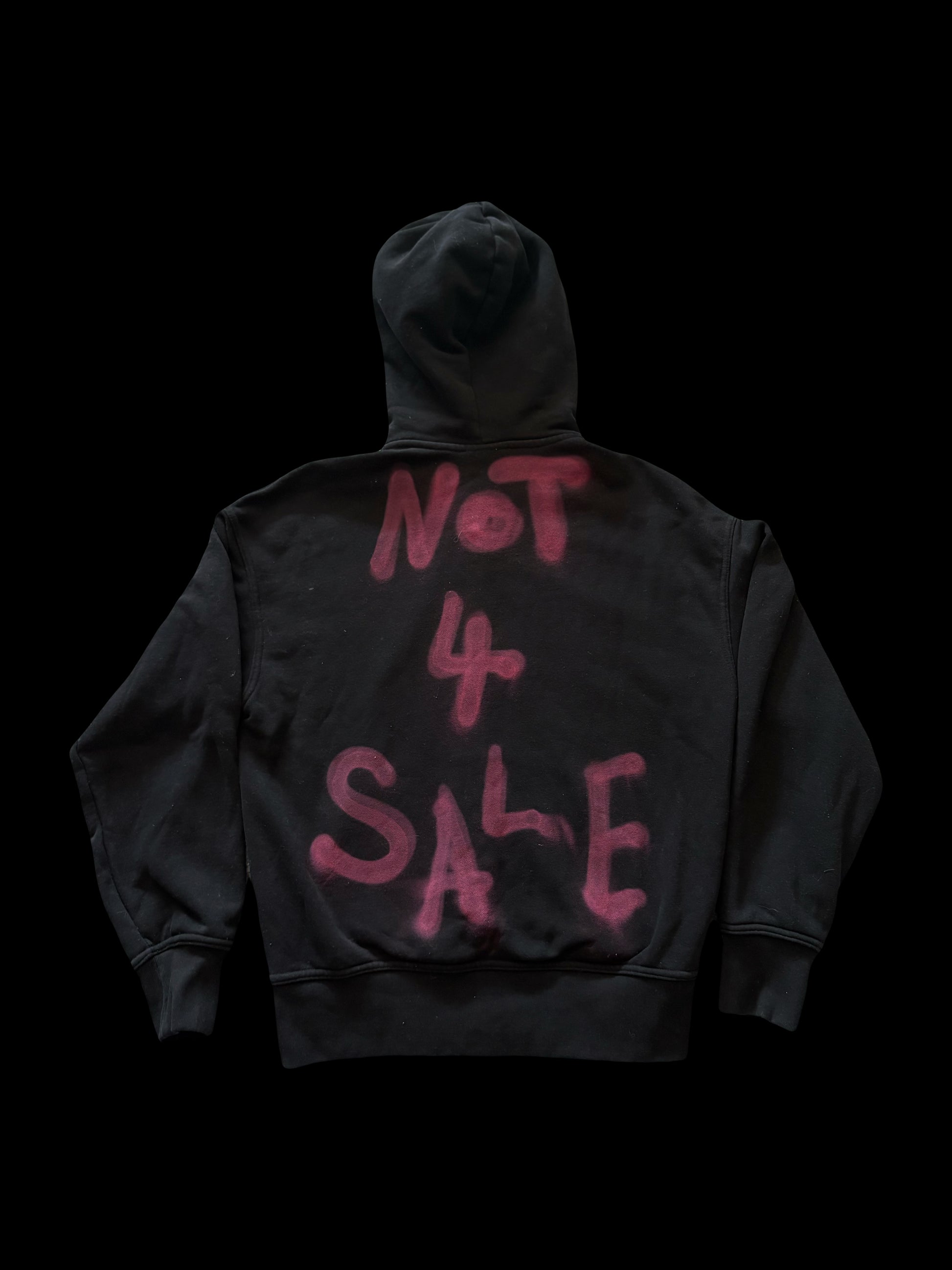 PINK "NOT 4 SALE" GRAFFITI ZIP HOODIE 1/1