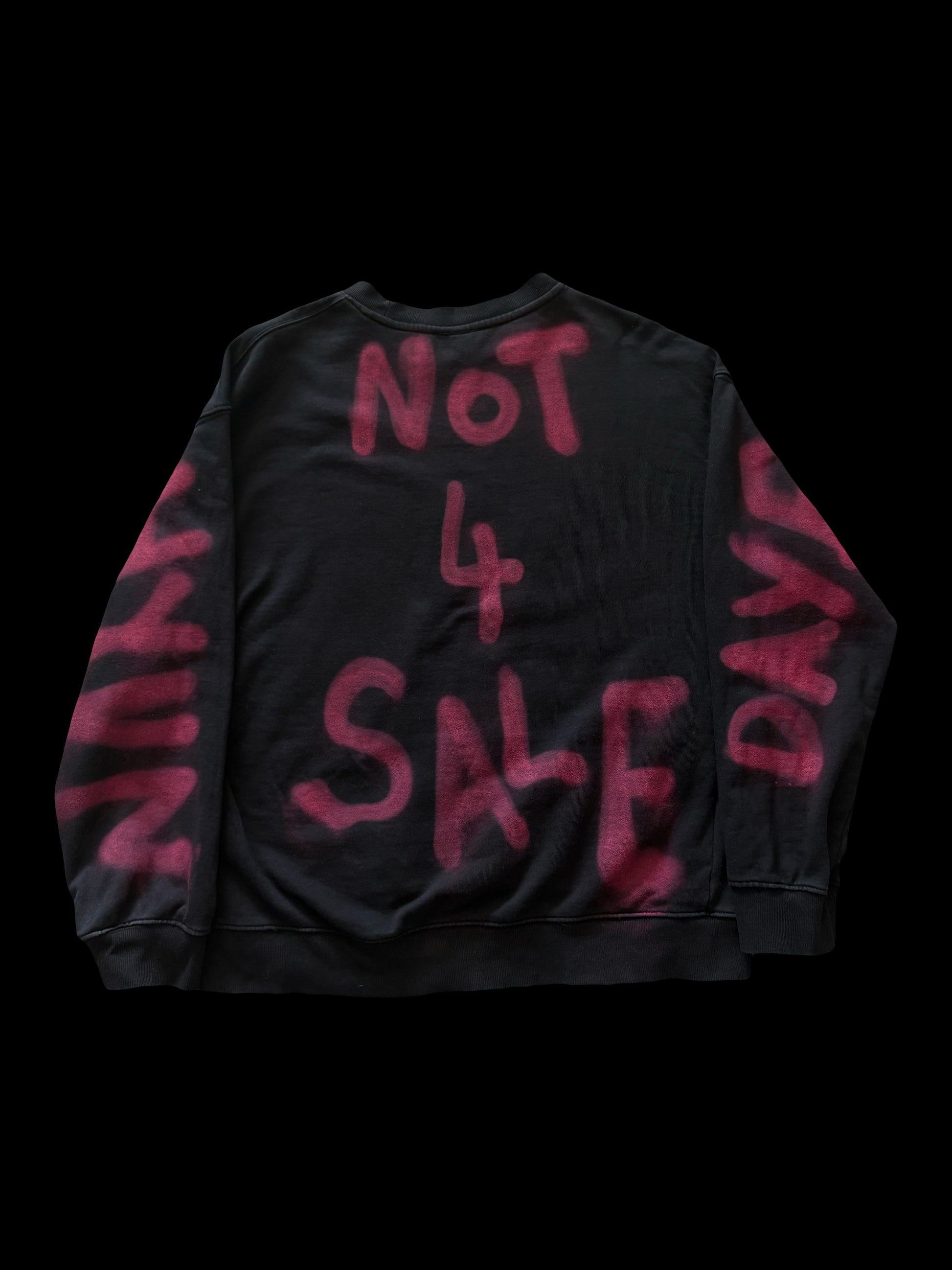 PINK "NOT 4 SALE" GRAFFITI LONGSLEEVE 1/1