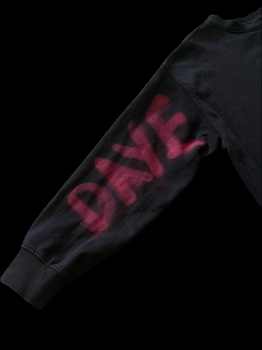PINK "NOT 4 SALE" GRAFFITI LONGSLEEVE 1/1