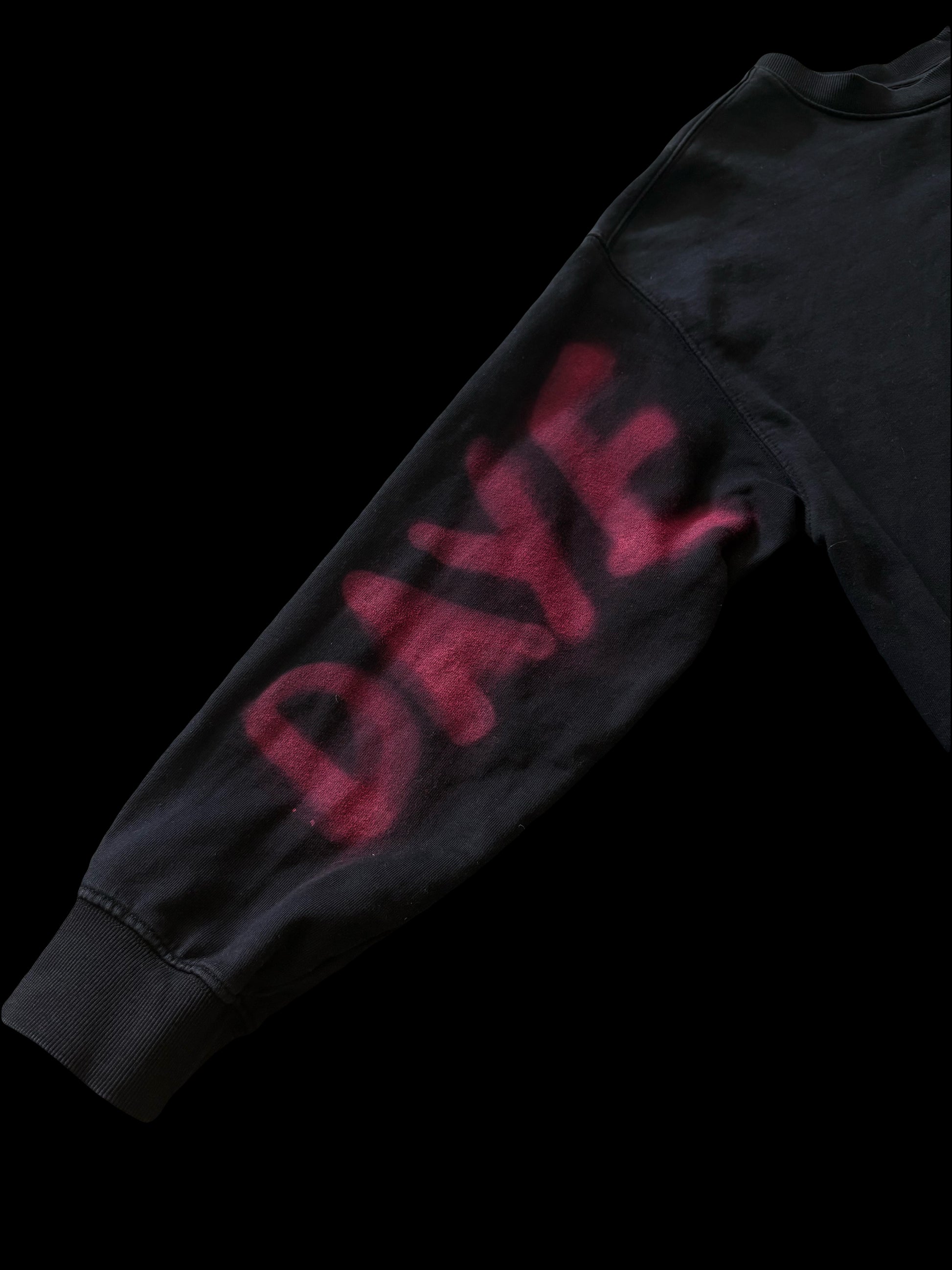 PINK "NOT 4 SALE" GRAFFITI LONGSLEEVE 1/1