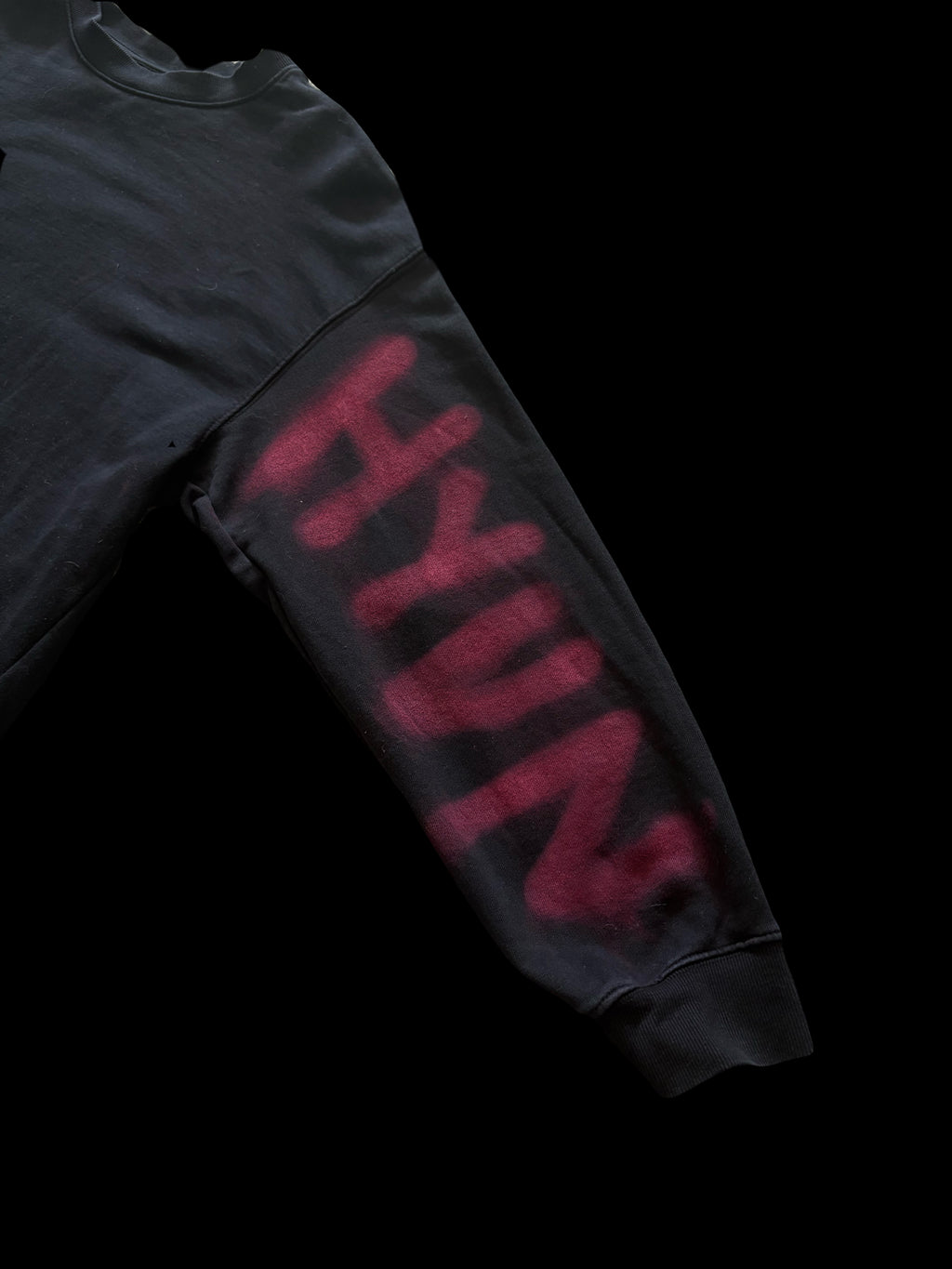 PINK "NOT 4 SALE" GRAFFITI LONGSLEEVE 1/1