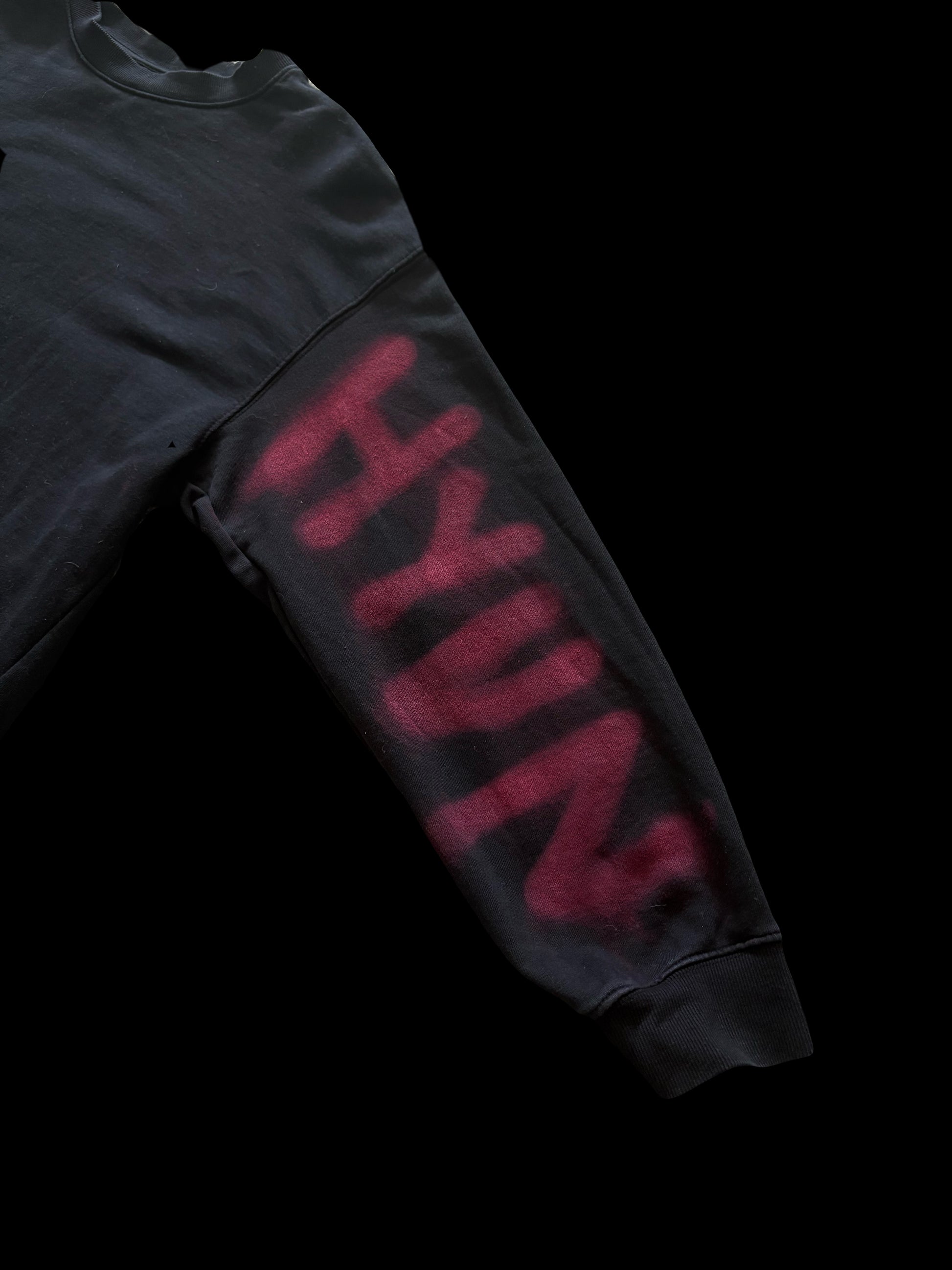 PINK "NOT 4 SALE" GRAFFITI LONGSLEEVE 1/1