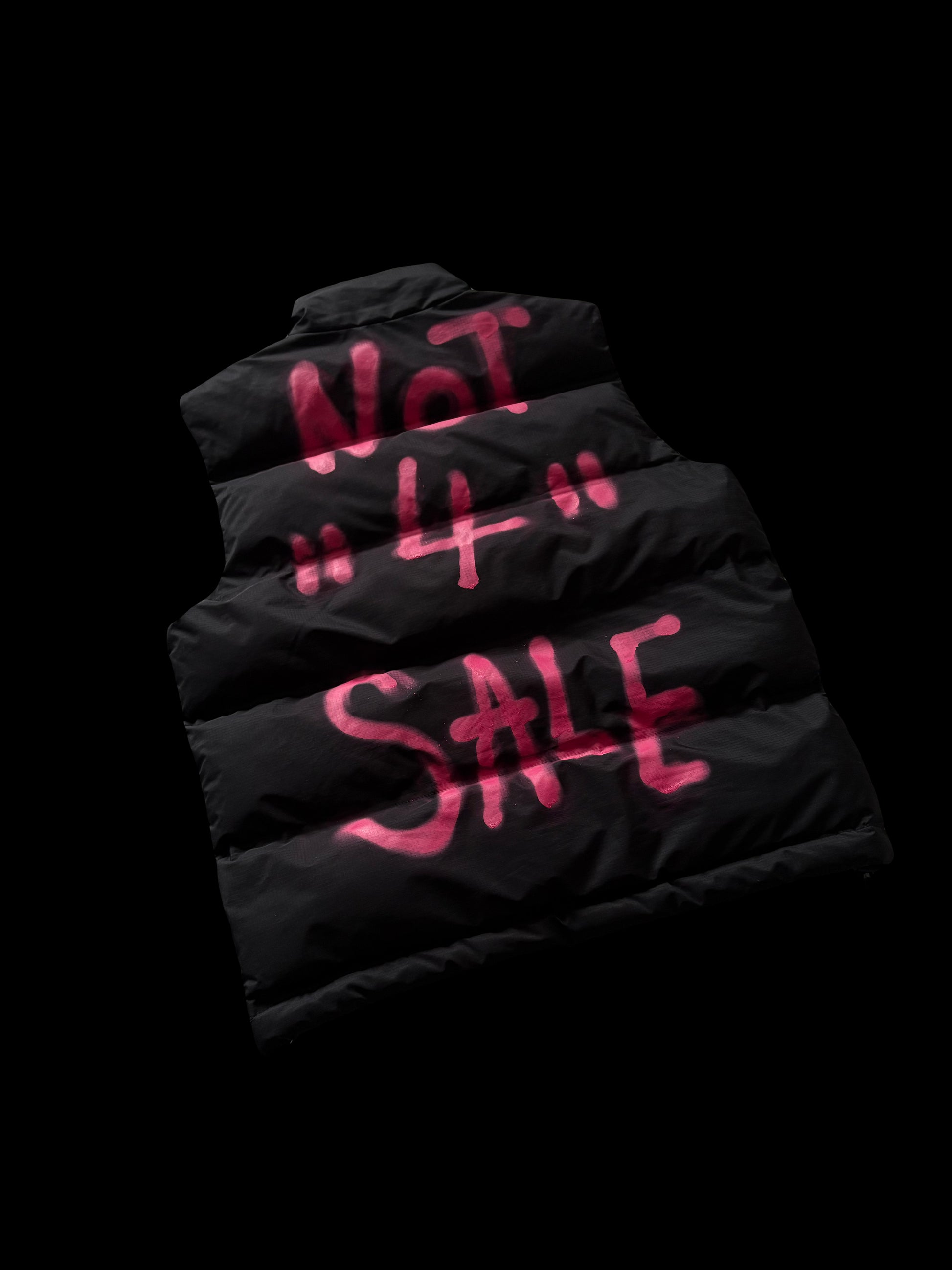 PINK "NOT 4 SALE" GRAFFITI VESTE 1/1