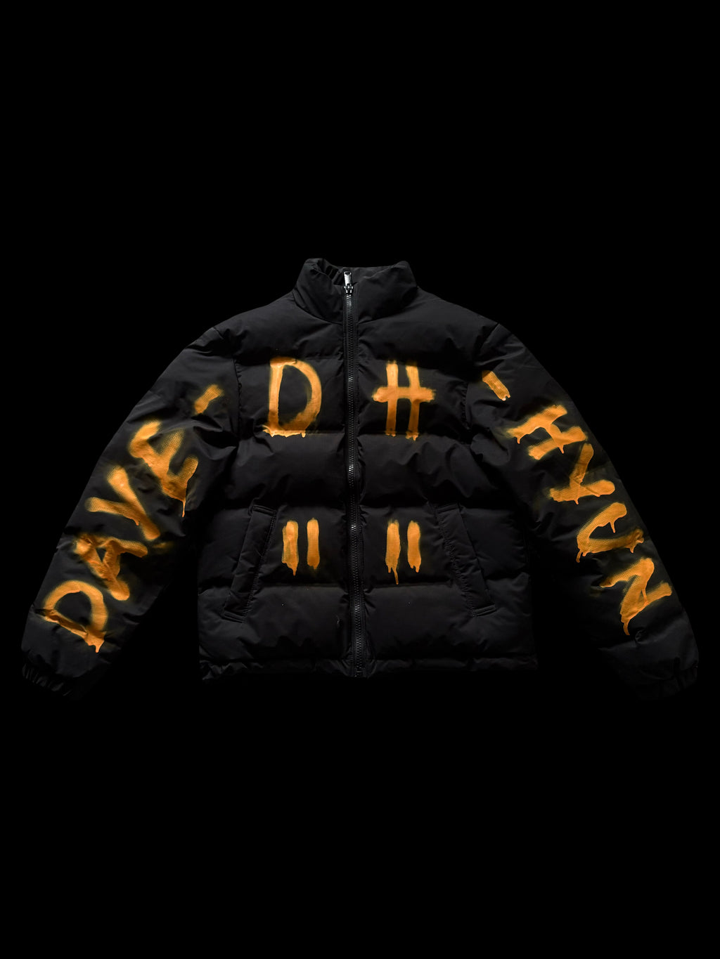 ORANGE "NOT 4 SALE" GRAFFITI DOWN JACKET 1/1