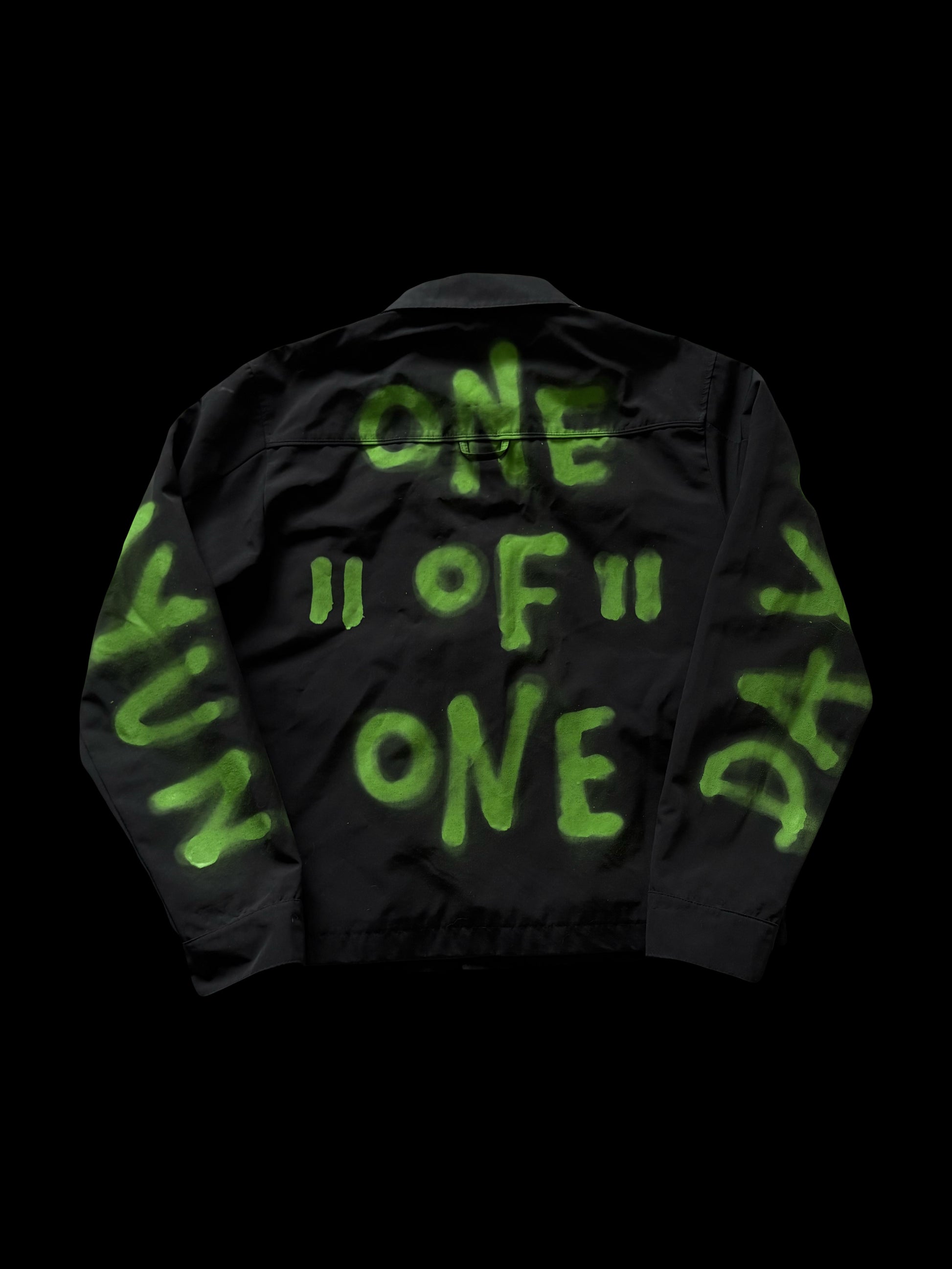 GREEN "NOT 4 SALE" GRAFFIT JACKET 1/1