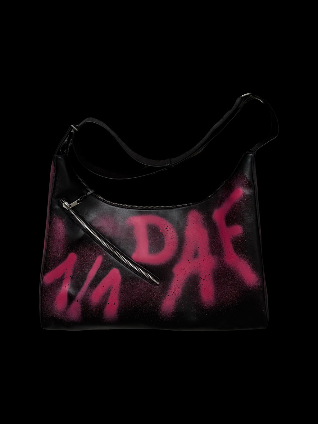 PINK "NOT 4 SALE" GRAFFITI LEATHER BAG 1/1