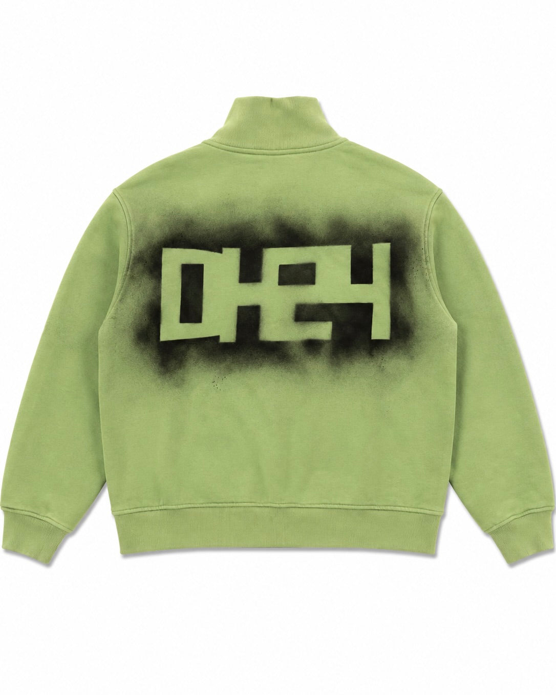 "DH24" Relaxed Fit Boxy Green Track Jacket