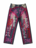 Rebell Graffiti Denim Pants