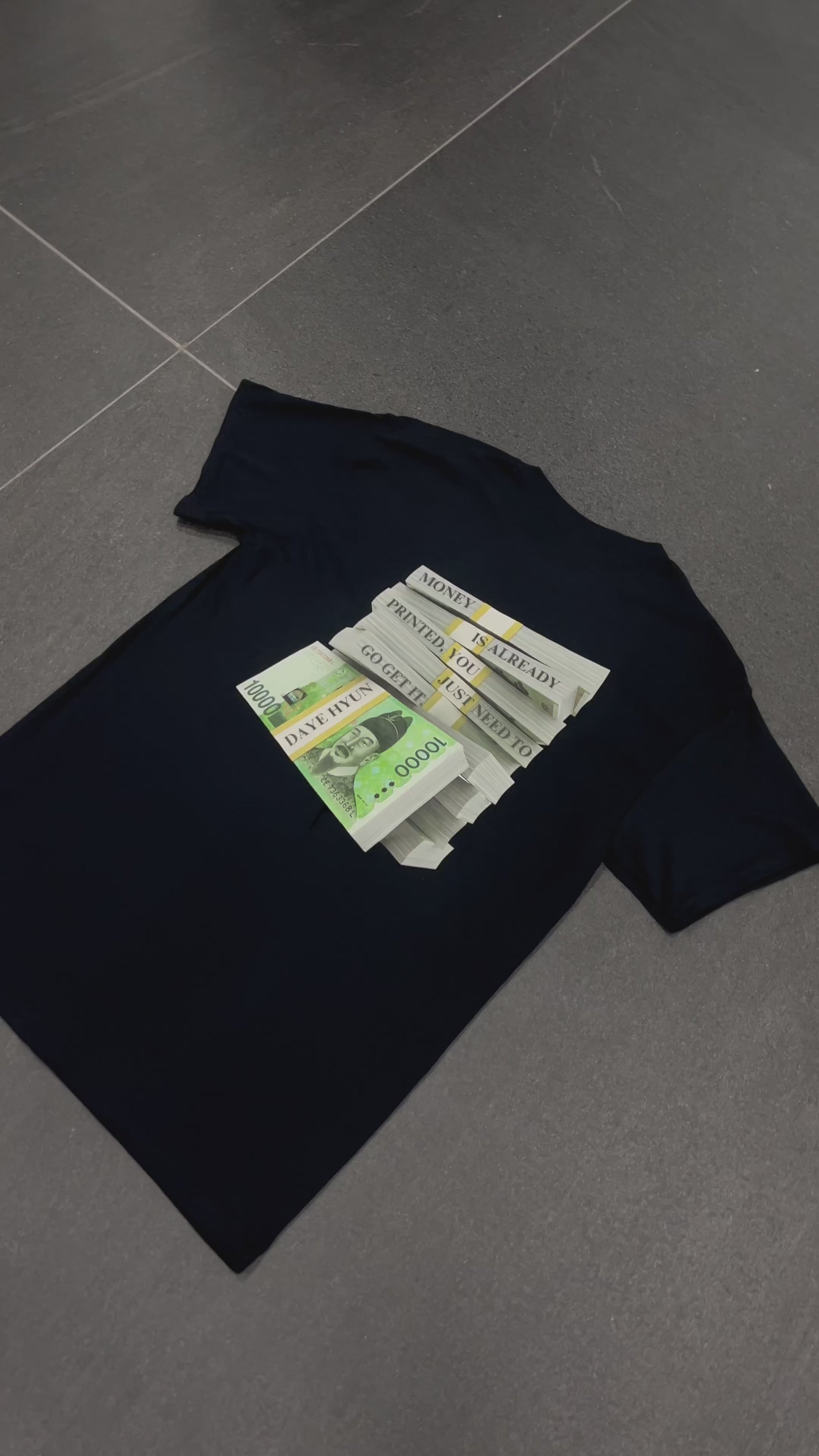 KOREAN WON STACK TEE (pre-order)